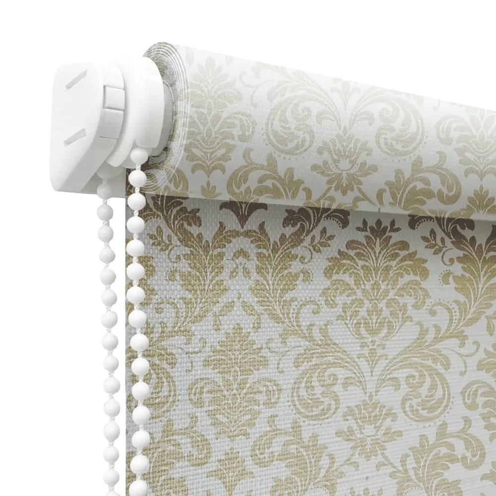 Штора рулонная Legrand Дамаск 50x175 см экрю DOMLEGRAND STLM-2112644 - Вид №1