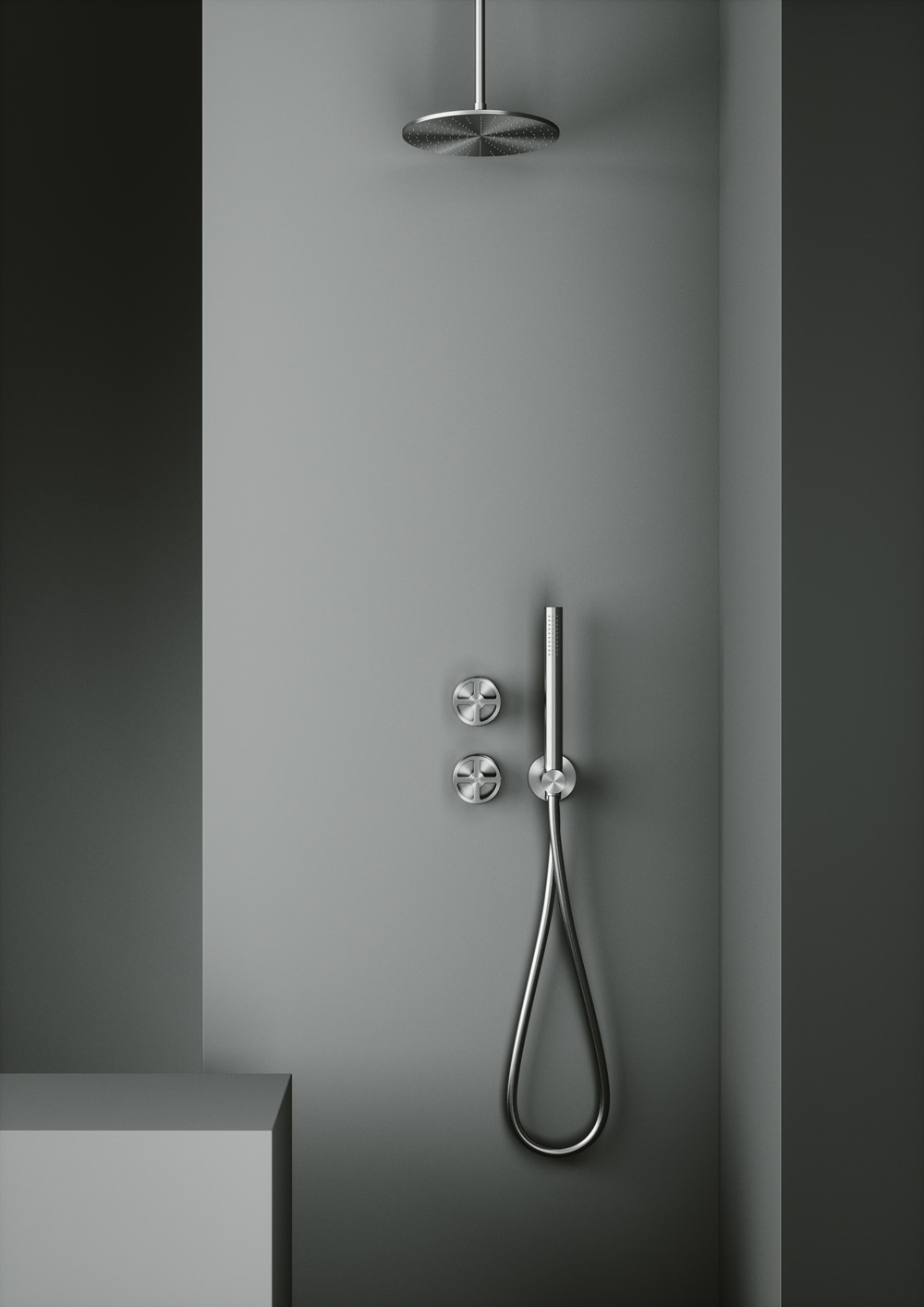 Valvola02. 20 68. Настенный смеситель F Quadrodesign - Вид №2