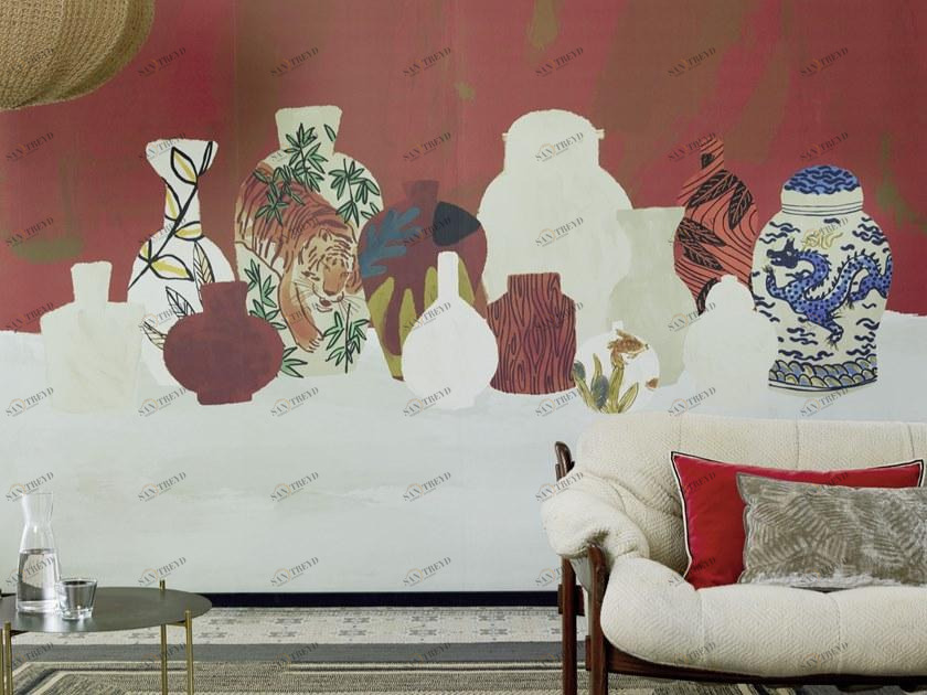 Élitis Панорамные флизелиновые обои Flower power sun-id-1485611