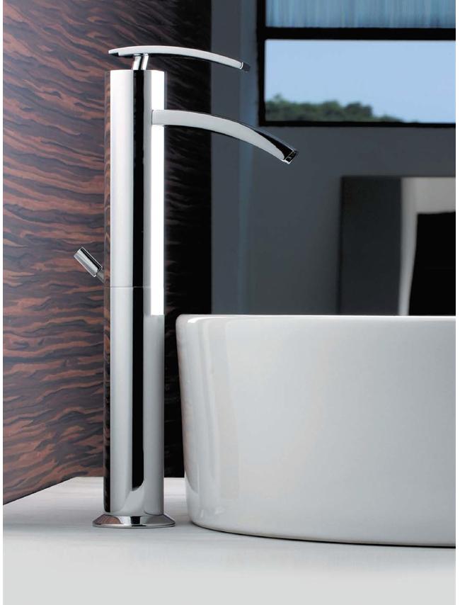 0IO00493JA00 Ray Смеситель для раковины высокий, хром Jacuzzi - Вид №1