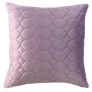 Подушка Овалы 50x50 см цвет сирень