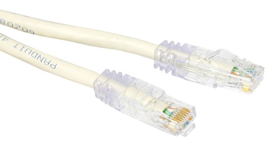 UTPSPL10MY Copper patch cord, category 6, off white Panduit Santreyd 