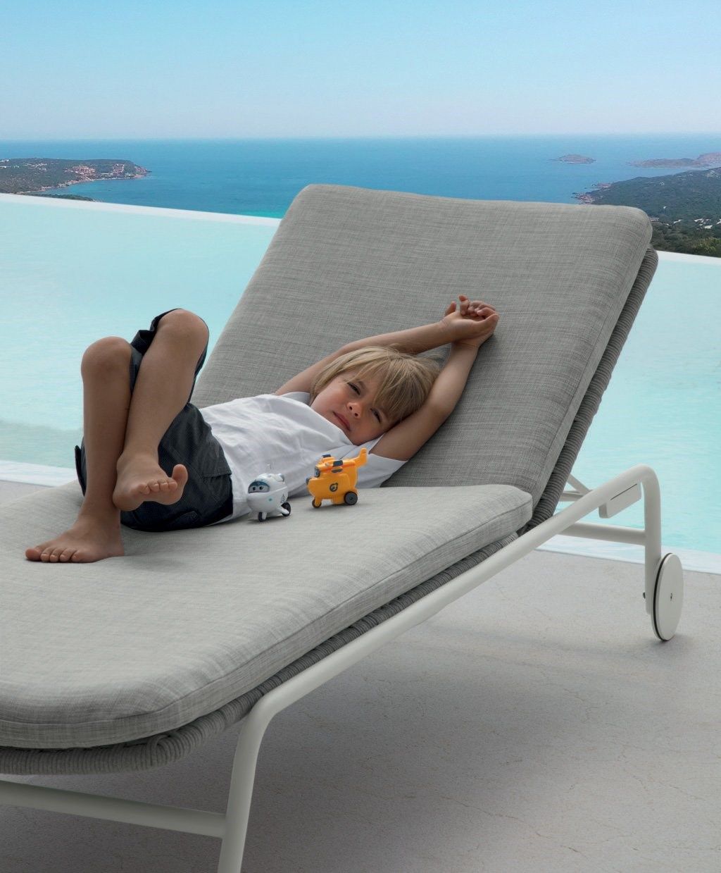 Лежак для сада с колесами Talenti Moon Alu ARCH-00090256 - Вид №3