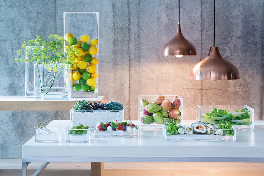 Ваза прямоугольная 60х20х20 см прозрачная Modular LSA INTERNATIONAL ДИЗАЙНЕРСКИЕ 253413 Прозрачный  - Вид №2