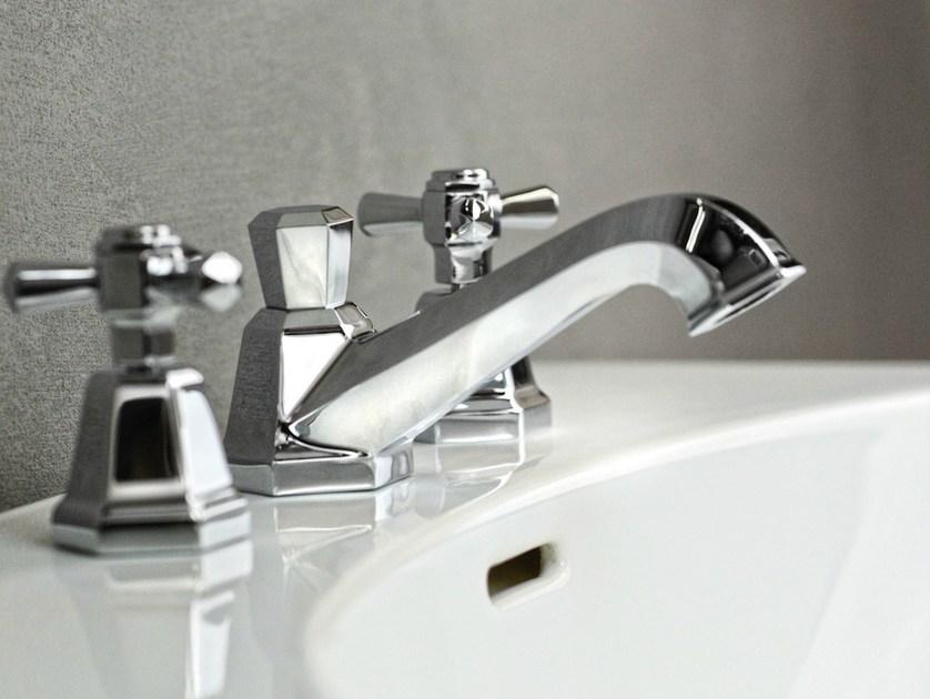 RUBINETTERIE STELLA Смеситель для раковины на 3 отверстия Eccelsa 3224p - Вид №2