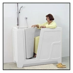 Ванна с дверцей Akcjum ODA 125-68-LH сидячая левосторонняя белая