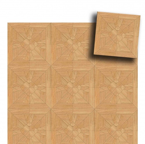 Художественный паркет Da Vinci Щитовой 26-524 Дуб (Гладкая) 500х500 мм 26010524 - Вид №1