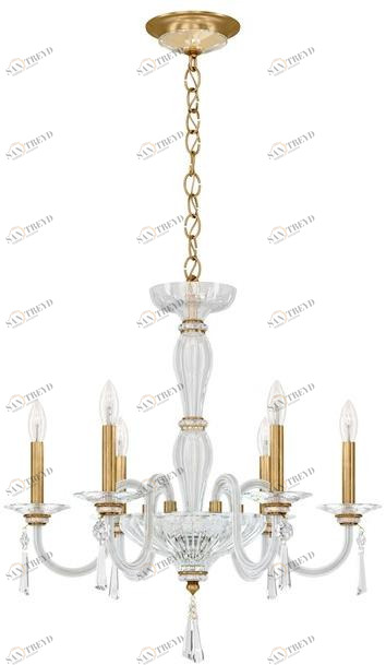 Schonbek Подвесной светильник из металла с кристаллами Savannah sun-id-1462254