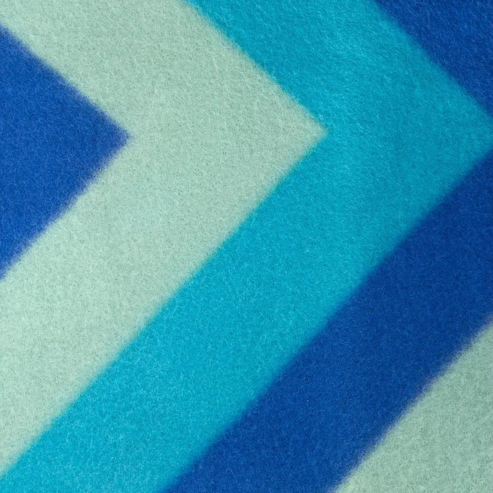 Плед «ZigZag-070» 130х170 см флис цвет синий BELEZZA STLM-2041869 - Вид №1