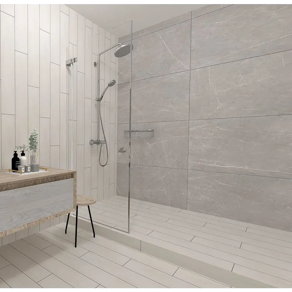 Керамогранит Estima Dream Wood 00 15x90 см 1.048 м² цвет светло-серый 82712474 STLM-2030243 - Вид №4