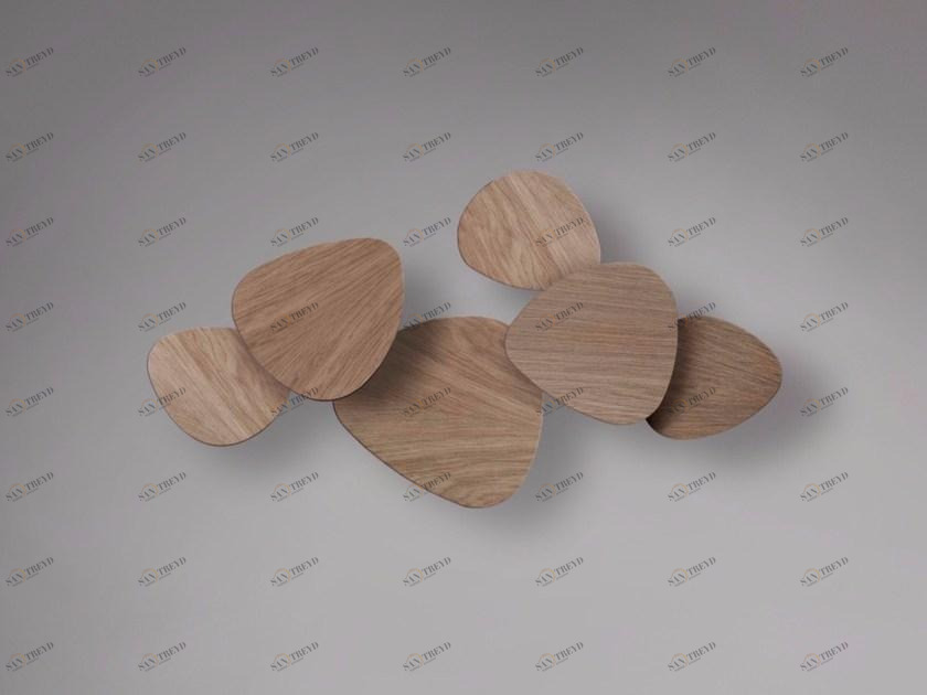 BOVER Светодиодный настенный светильник из бука Tria sun-id-1475850