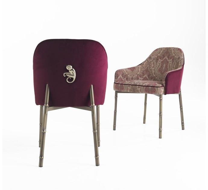 ETRO Home Interiors Стул с обивкой и подлокотниками Frida E.fri.132.a - Вид №2