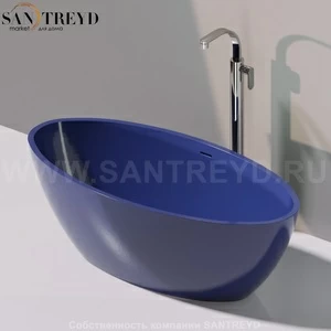 Flaminia APP Ванна свободностоящая 150 см синяя AP150V.5003