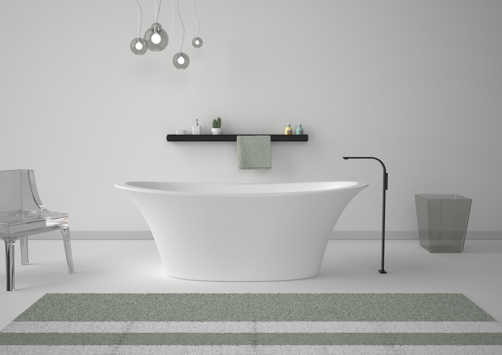 VAFL20 Акриловая ванна отдельностоящая GSG CERAMIC Flut - Вид №1