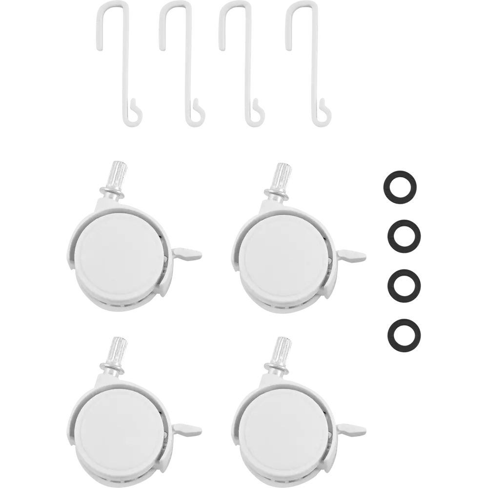 Этажерка Mirage 45x84x26 см 4 полки металл белый Santreyd STLM-2042856 - Вид №4