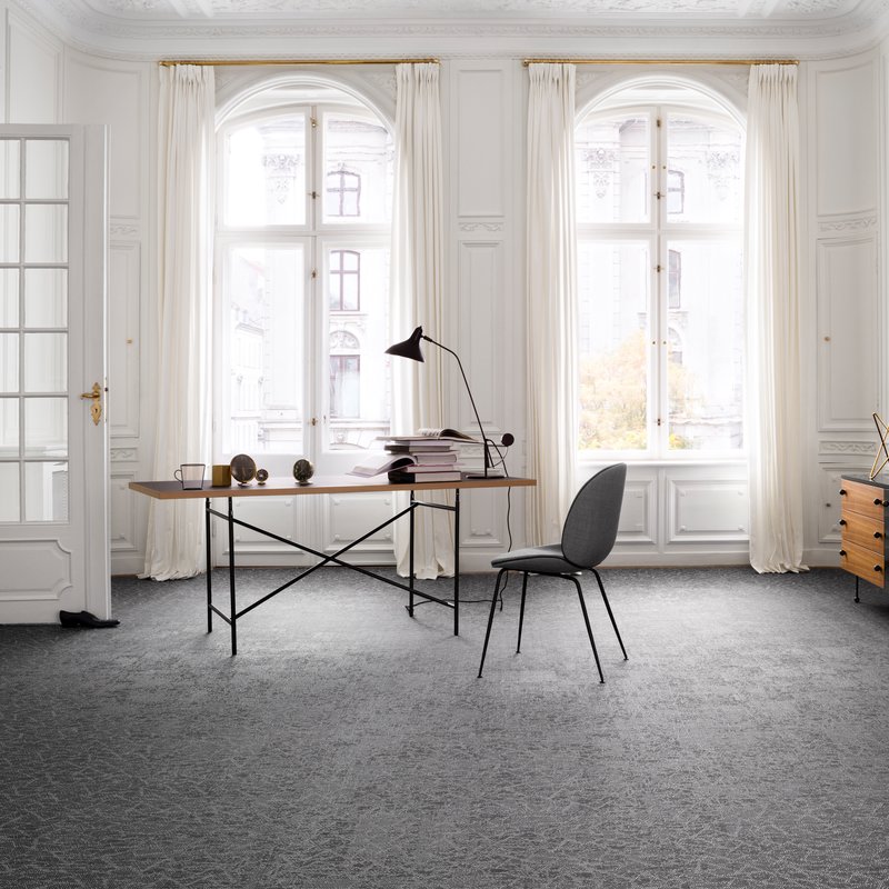 Bolon Graphic  Напольное покрытие виниловый пол Texture Black  - Вид №1