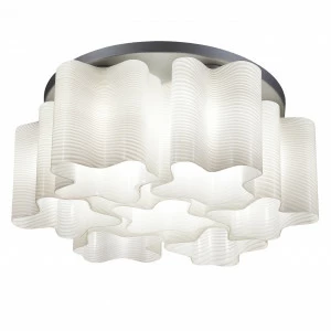 Потолочная люстра Lightstar Nubi Ondoso 802071 LIGHTSTAR ДИЗАЙНЕРСКИЕ, NUBI ONDOSO 058350 Белый