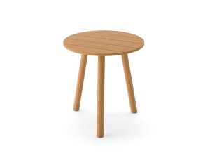 Круглый стол из тикового дерева