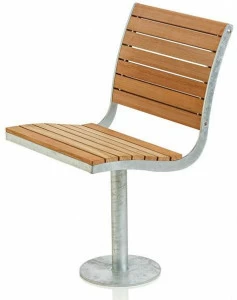 Nola Industrier Садовый стул из стали и дерева Parco