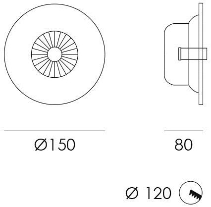 NEXO LUCE Встраиваемый потолочный светильник Inlux recessed 5315 - Вид №1