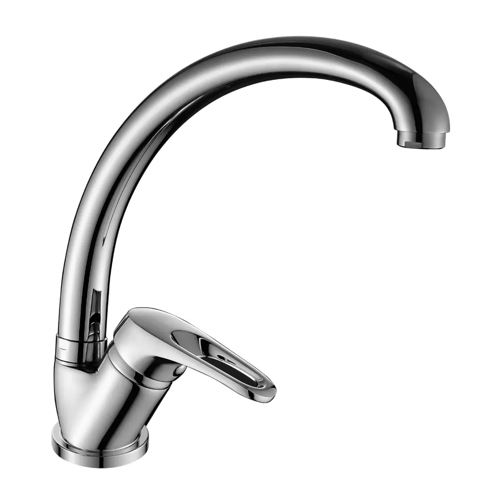 Смеситель кухонный Rossinka Silvermix LRB35-25 высота 20 см цвет хром 85430725 STLM-2166681 