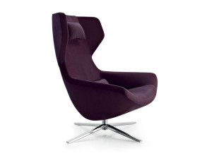 Вращающееся кресло с высокой спинкой