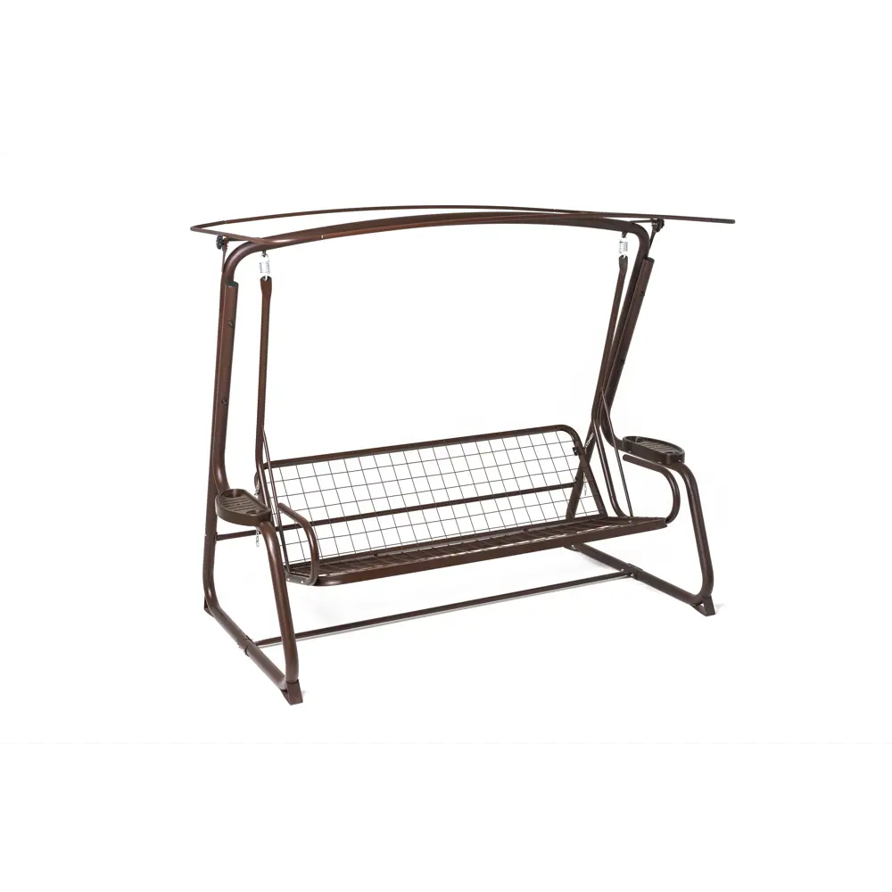 Качели садовые Emmi 3-х местные шоколадный Santreyd Качели садовые 3-х местные STLM-2193499 - Вид №10