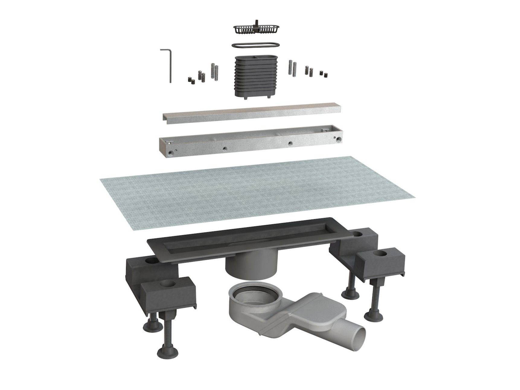 Алюминиевый слив для душа Bonomini Canalissima ARCH-00141232 - Вид №1