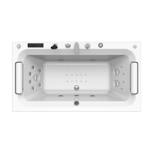 Гидромассаж "Специальный Chrome" на ванну Хельга 185х100 (двигатель 1500 Вт, система "Turbo-pool", миниджет Релакс - 4 шт., джет Релакс - 6 шт., джет Линц - 3 шт., джет Магнус - 4 шт.)