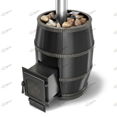 Печь для бани Везувий Легенда Русский пар 18 (271) с закрытой каменкой 5339