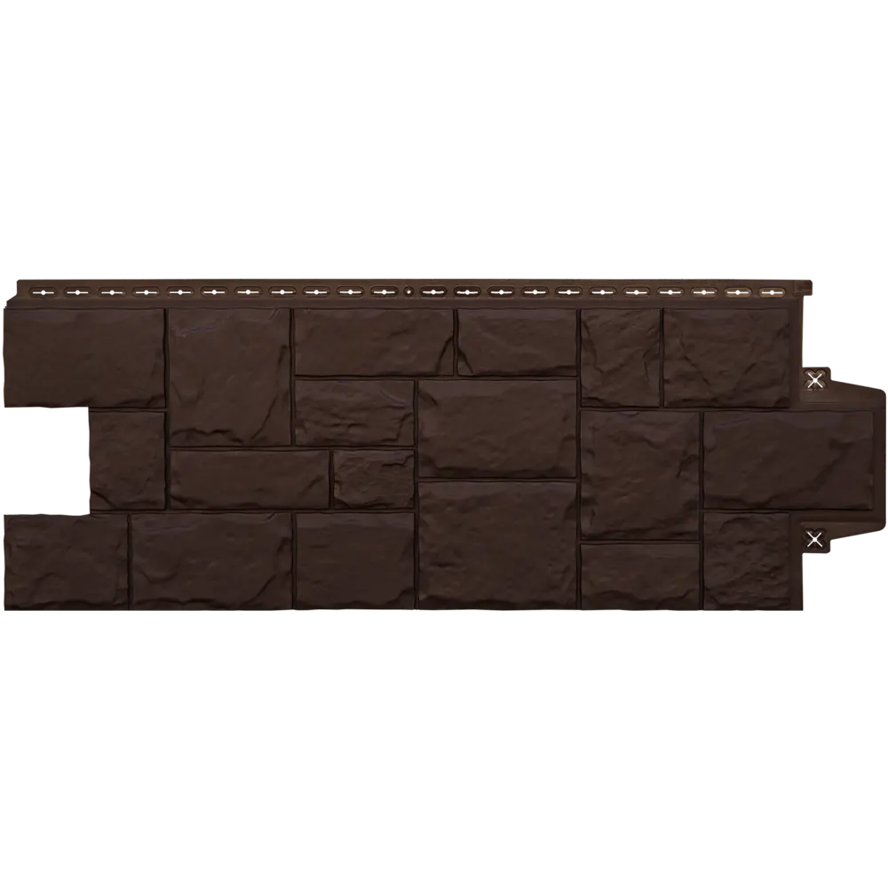 Фасадная панель Grand Line 417x1105 мм мм камень коричневый 0.38 м² STLM-2080113