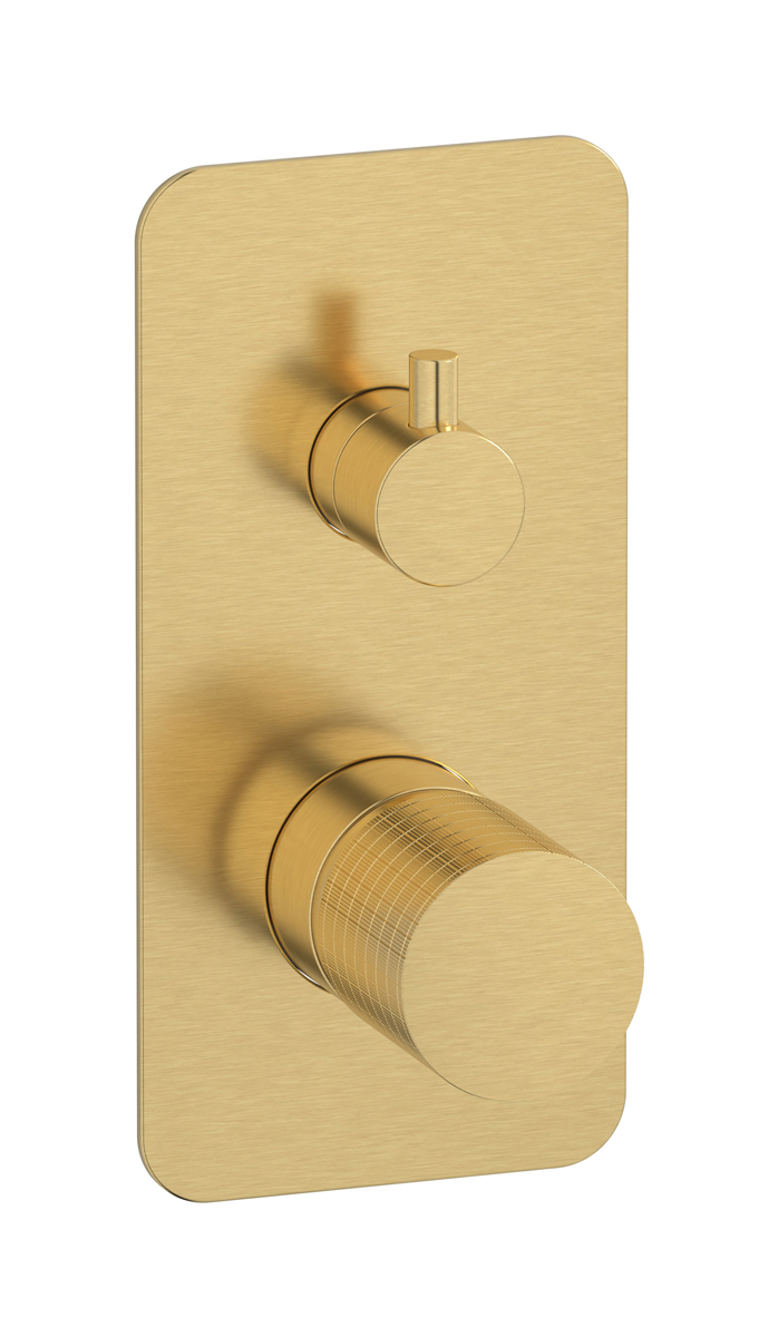 Встроенный смеситель для душа с двухходовым дивертером WE ARE IB ga310os Brushed Gold Gatsby