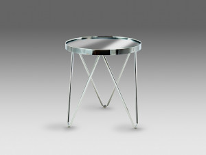 098670 Столик придиванный Ø40 сталь Schuller Terna