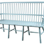 G137 Большая ирландская примитивная скамья Windsor Settle ijlbrown  - Вид №4