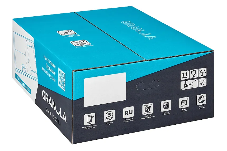 6503, ПИРИТ, кухонная мойка, кварц GRANULA 6503-ST153 - Вид №2