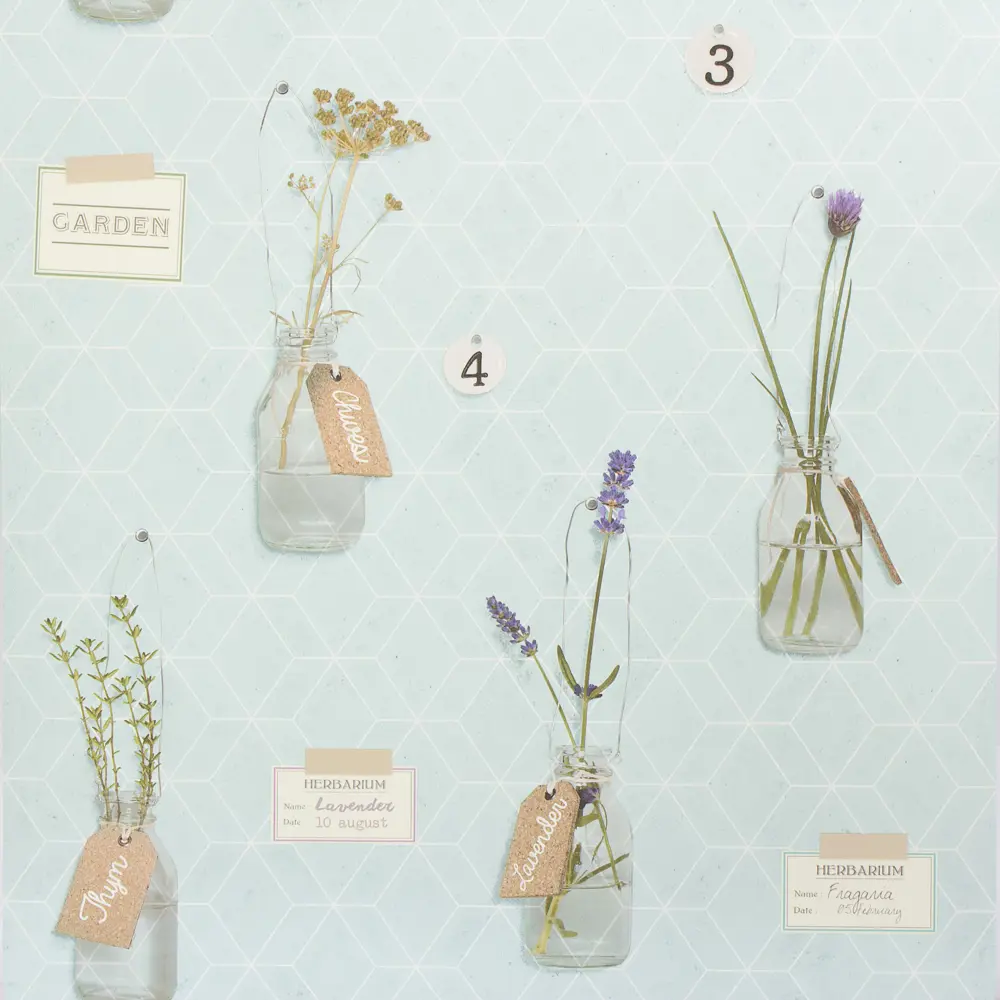 Обои на флизелиновой основе 0.53х10 м герб цвет бирюзовый Ra 518306 Rasch Deco Relief STLM-2157824 - Вид №1