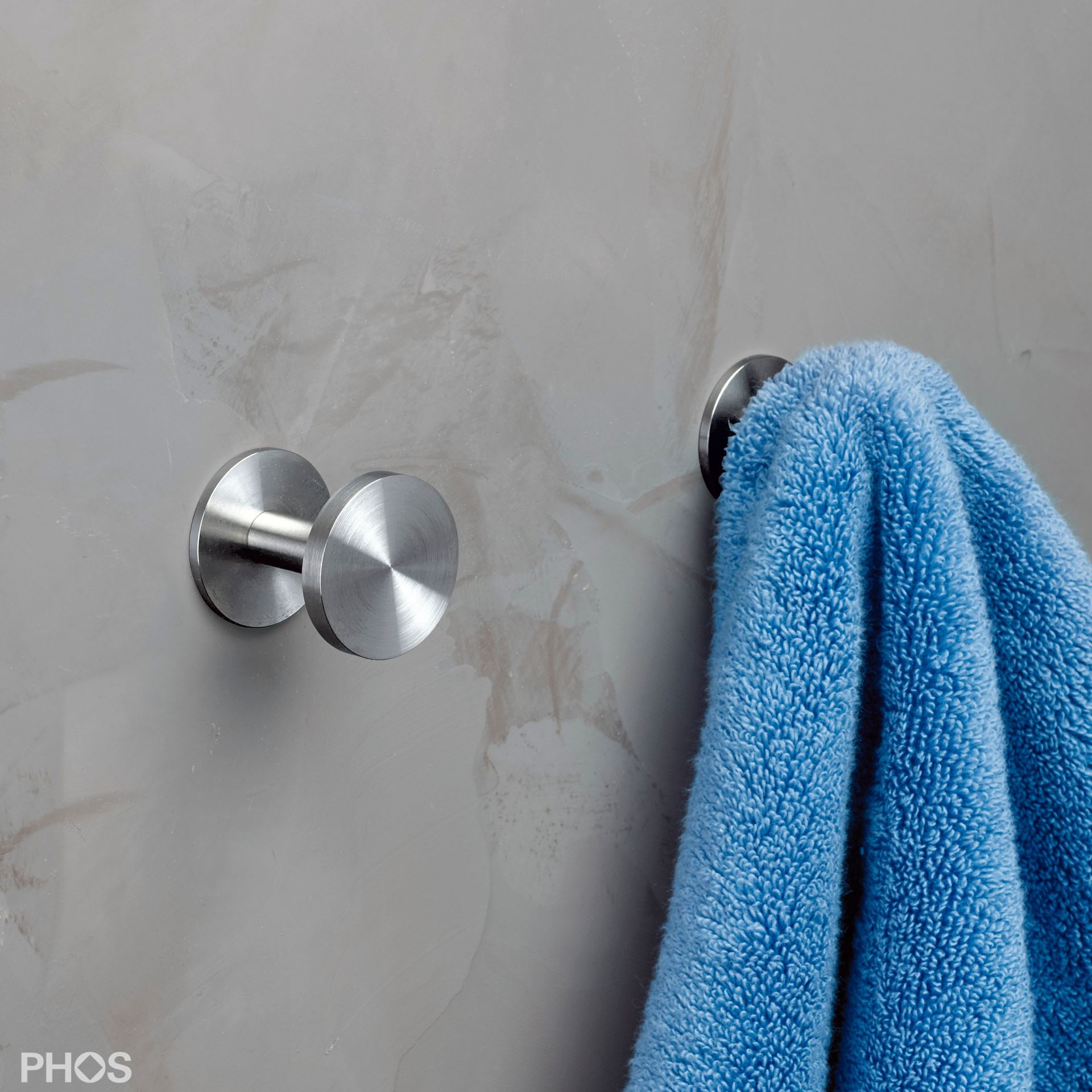 HA1-R40S40-B Крючок для полотенец, ø12 мм, длина 4,2 см, с розеткой PHOS  - Вид №1