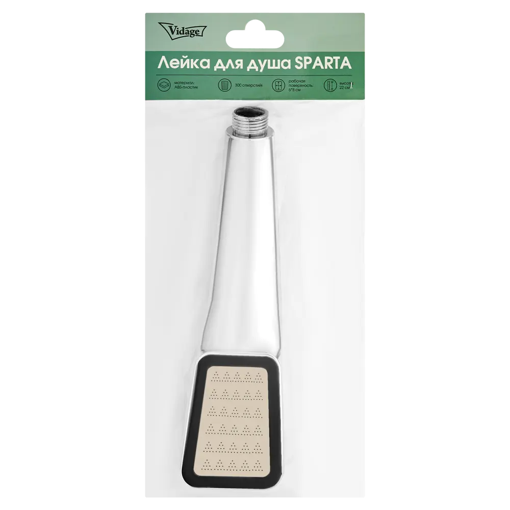Лейка для душа Vidage Sparta 1 режим цвет хром Нет STLM-2109601 - Вид №3