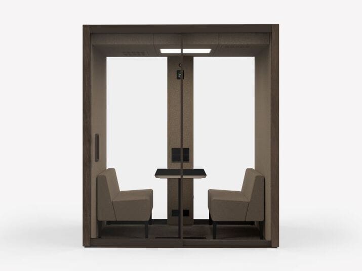 Многосторонняя акустическая офисная кабина с сиденьем Vetrospace VETROSPACE M+ ARCH-00039909 - Вид №1