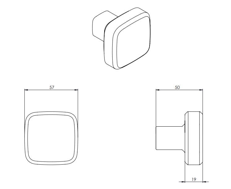 Дверная ручка VERUM обнаженная ARCH-00048544 - Вид №5