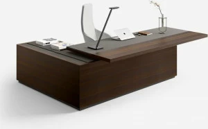 Sinetica Исполнительный угловой письменный стол с ящиками More