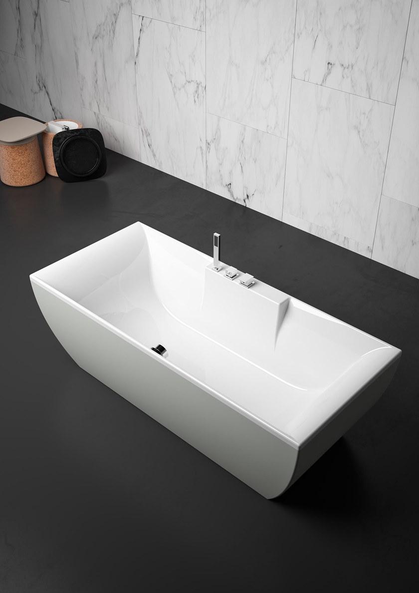 Karol Отдельностоящая прямоугольная ванна из крила Karolitalia sun-id-1409187 - Вид №1