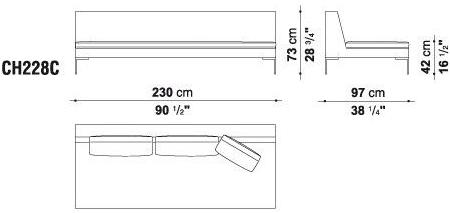 B&B Italia Модульный угловой диван из ткани Charles sun-id-1494315 - Вид №14