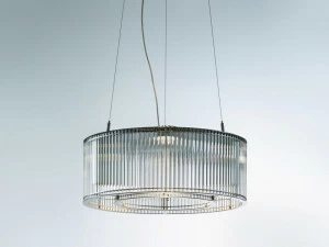 LICHT IM RAUM Светодиодный подвесной светильник из нержавеющей стали и стекла Stilio uno 233pl050po