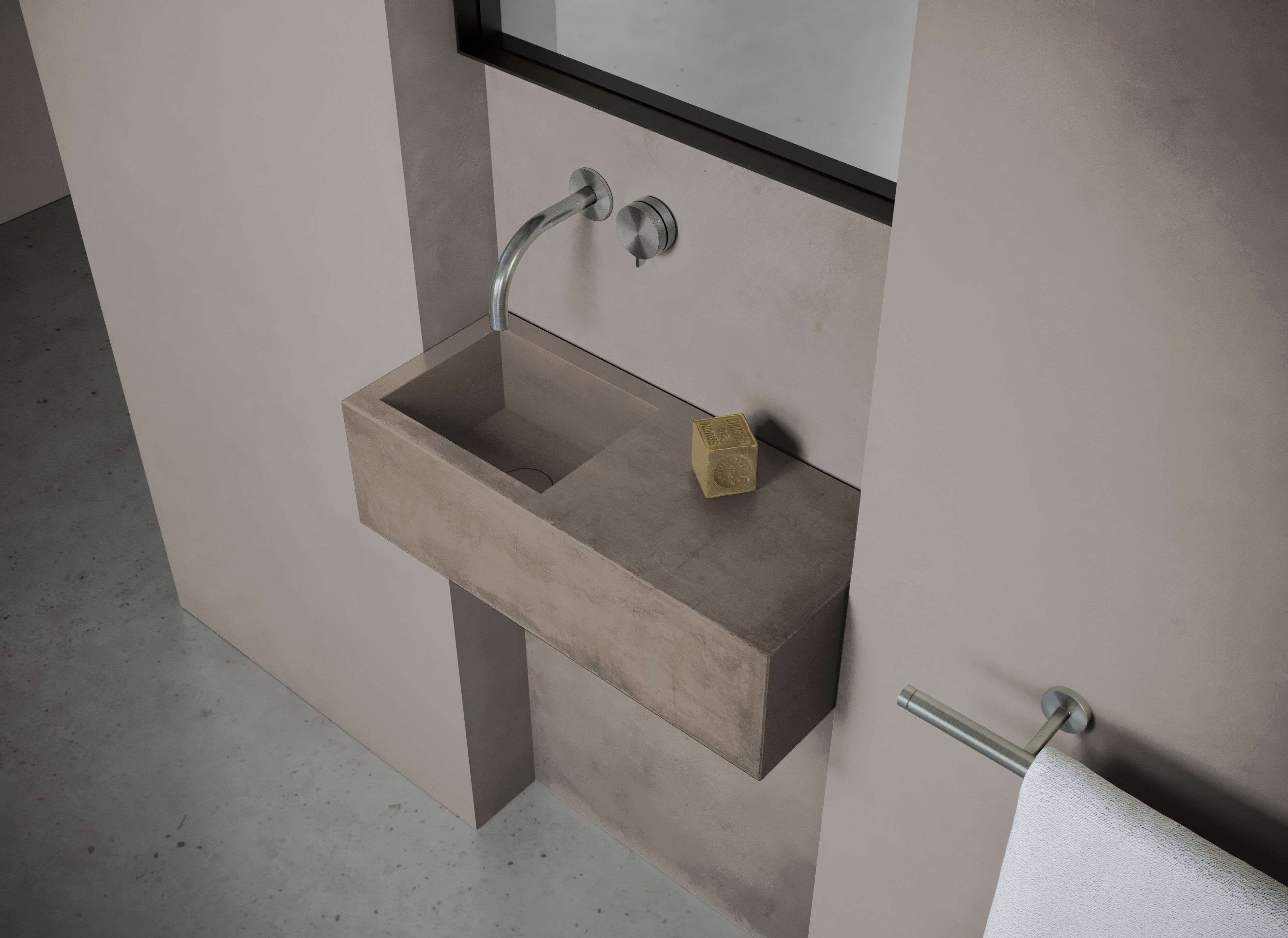 Одиночный подвесной прямоугольный умывальник COCOON Maison ARCH-00110450 - Вид №5