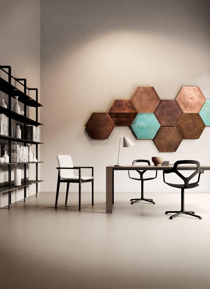 DE CASTELLI Акустическая стеновая панель из металла Design sun-id-1444787 - Вид №1