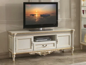 SCAPPINI & C Низкая лакированная тумба под ТВ с распашными дверцами 35th anniversary 2707