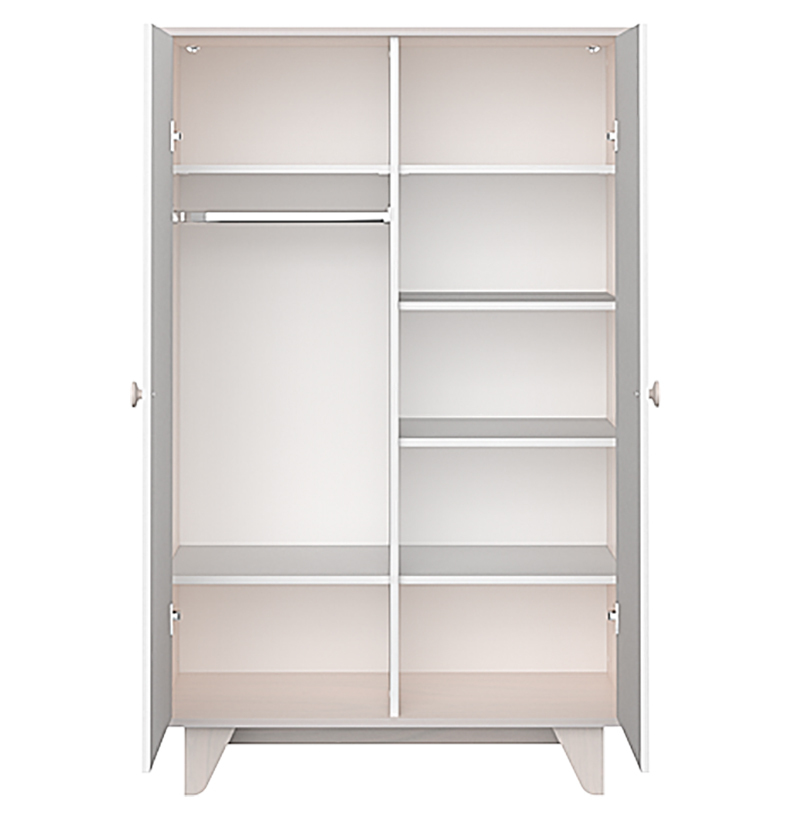 Шкаф двухдверный детский молочный Line ELLIPSE ELLIPSE LINE 257714 Молочный Santreyd  - Вид №2