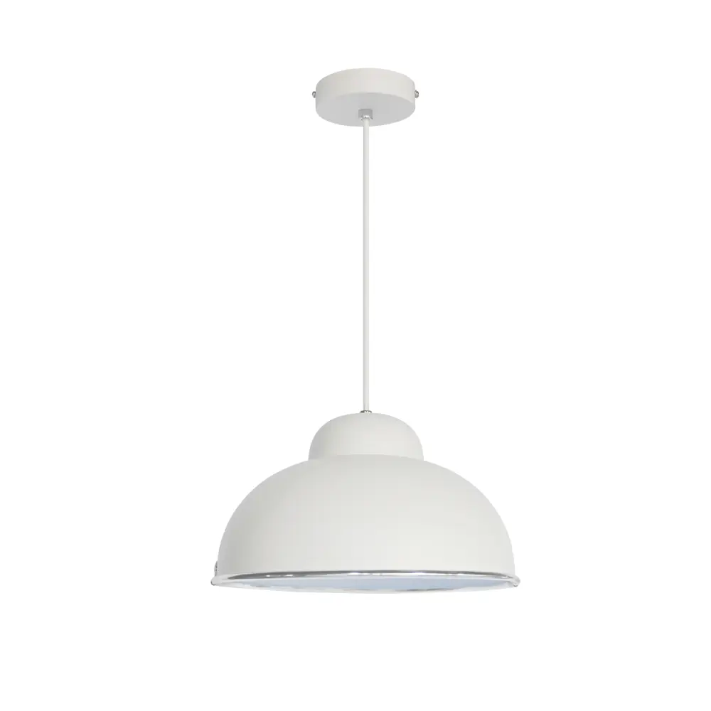 Светильник подвесной KREAFORTA Selenga 1 лампа 30 м² цвет белый STLM-2084813