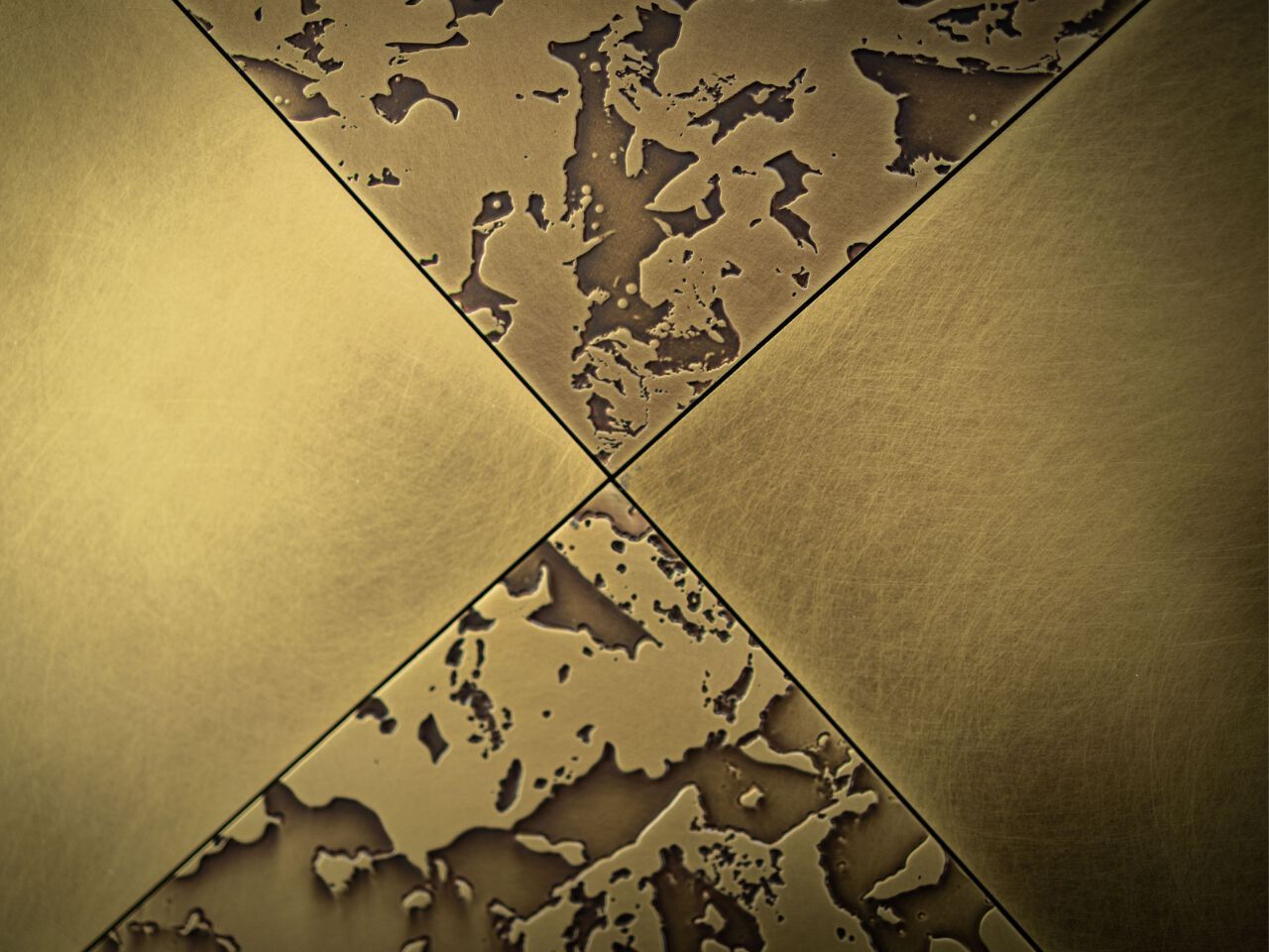 Входная дверь из латуни Roka ALTAIR ARCH-00092463 - Вид №3